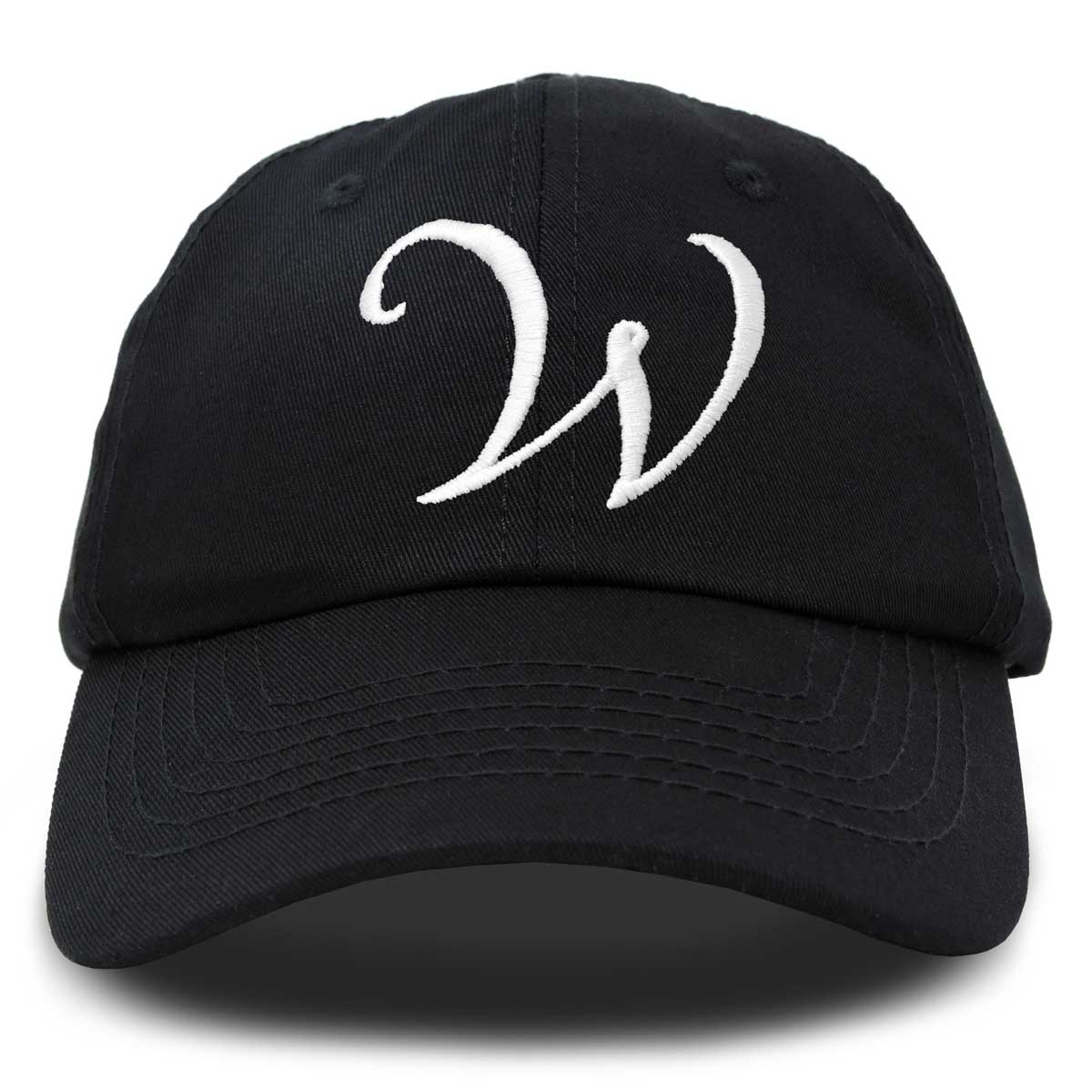 W Letter Snapback Cap