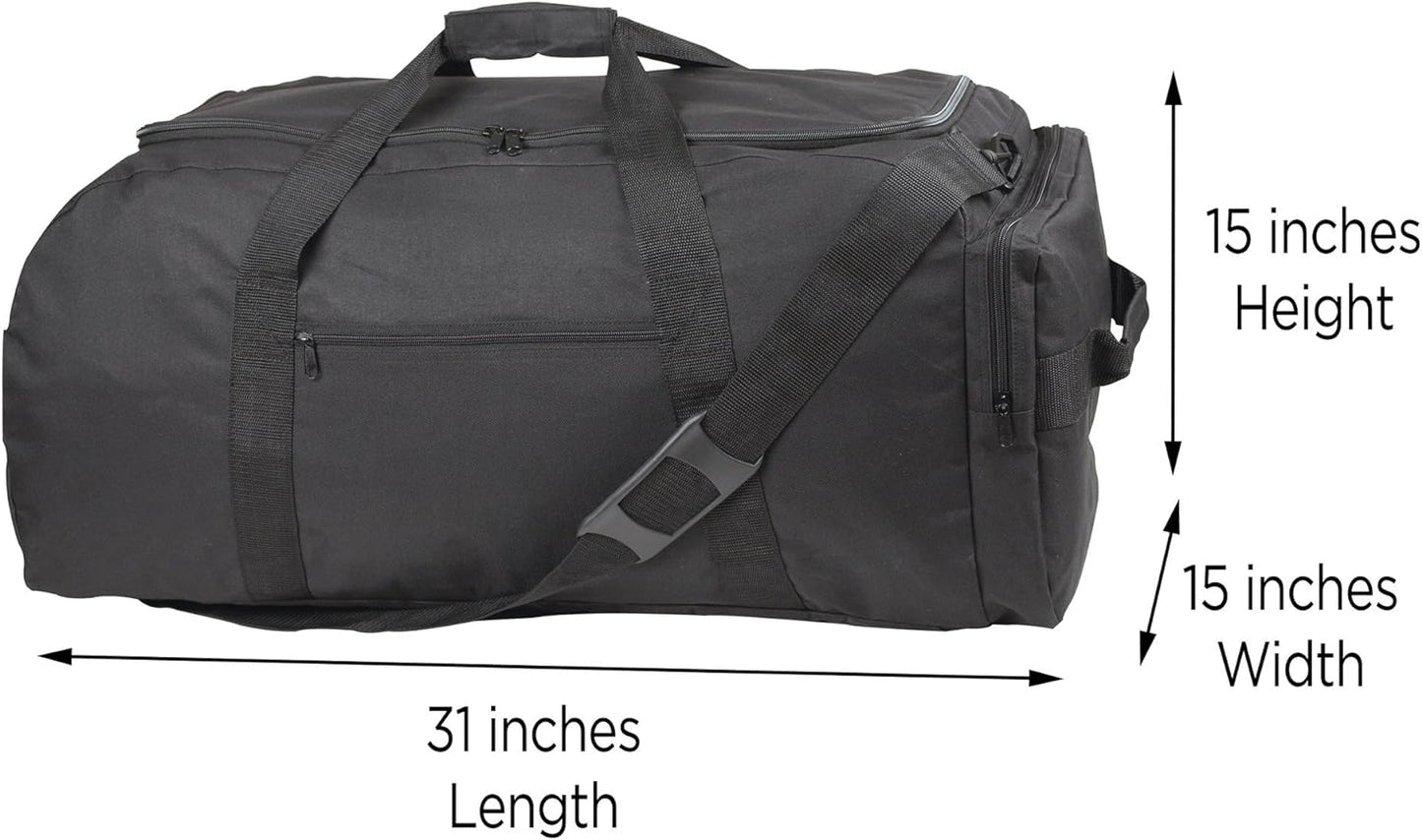 Dalix Extra Large Duffle Bag (Turns Into Backpack)