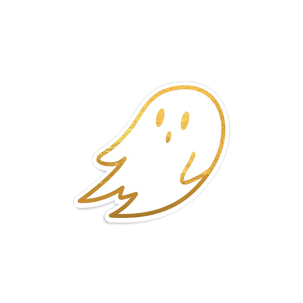 Dalix Gold Ghost Sticker