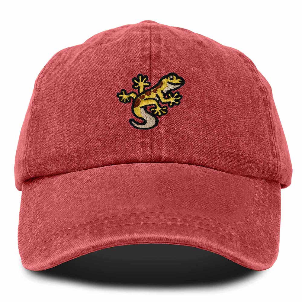 Dalix Gecko Cap Embroidered Mens Cotton Dad Hat Baseball Hat