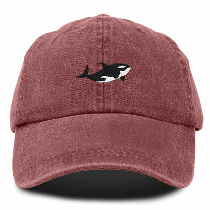 Dalix Orca Cap Aquarium Embroidered Mens Cotton Dad Hat Baseball Hat