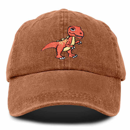 Dalix T-Rex Embroidered Cotton Dad Hat Adjustable Baseball Cap Mens