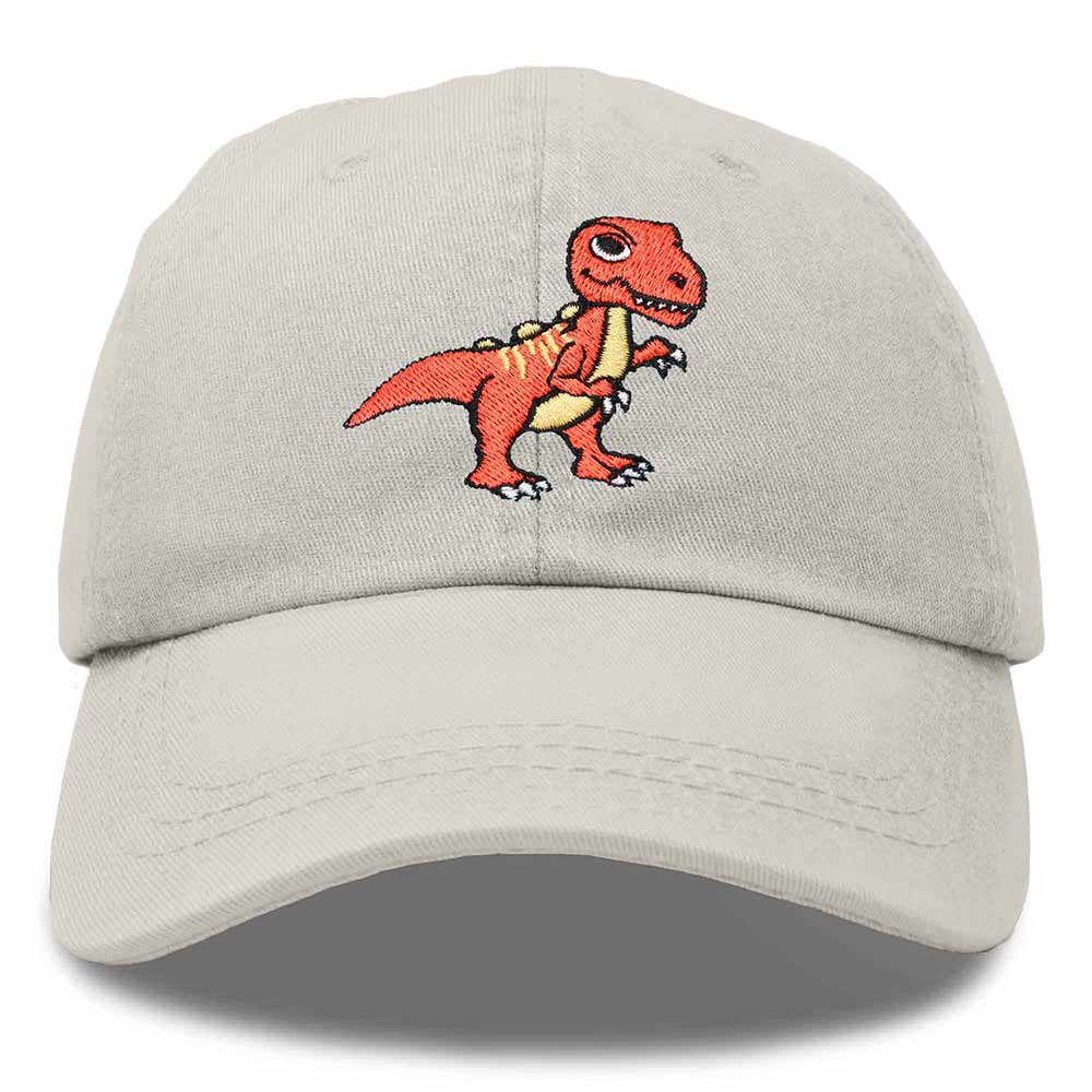 Dalix T-Rex Embroidered Cotton Dad Hat Adjustable Baseball Cap Mens