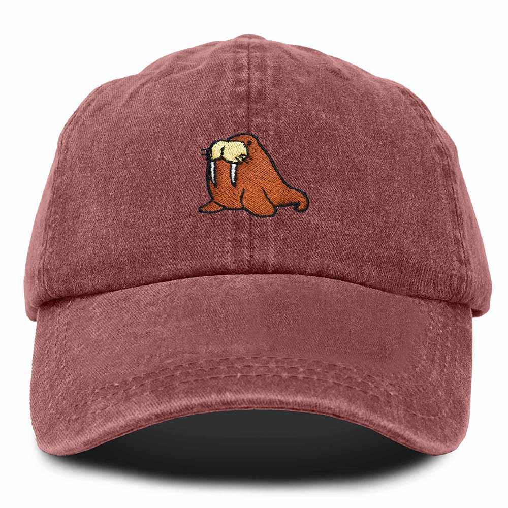 Dalix Walrus Cap Embroidered Mens Cotton Dad Hat Baseball Hat