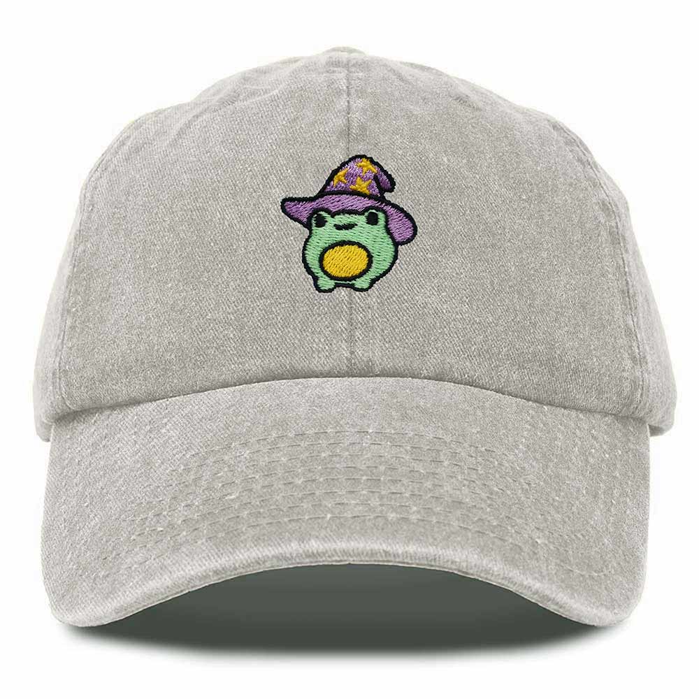 Dalix Sorcerer Frog Embroidered Cap Cotton Baseball Cute Cool Dad Hat Womens