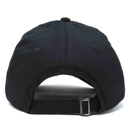 Dalix Alligator Cap Embroidered Mens Cotton Dad Hat Baseball Hat in Black