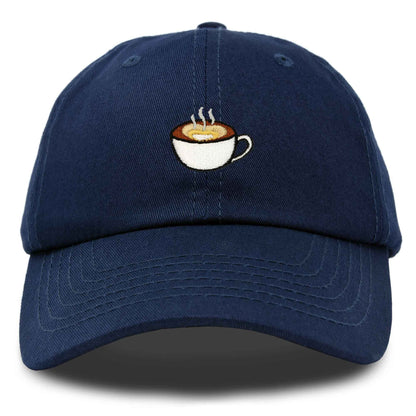 Dalix Cappuccino Embroidered Coffee Brew Cotton Dad Hat Baseball Cap Womens