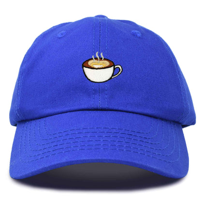 Dalix Cappuccino Embroidered Coffee Brew Cotton Dad Hat Baseball Cap Womens