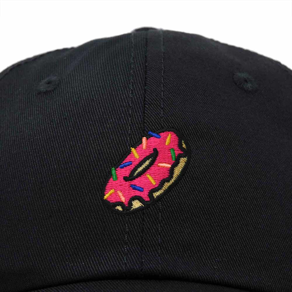 Dalix Donut Embroidered Mens Cotton Dad Hat Baseball Cap