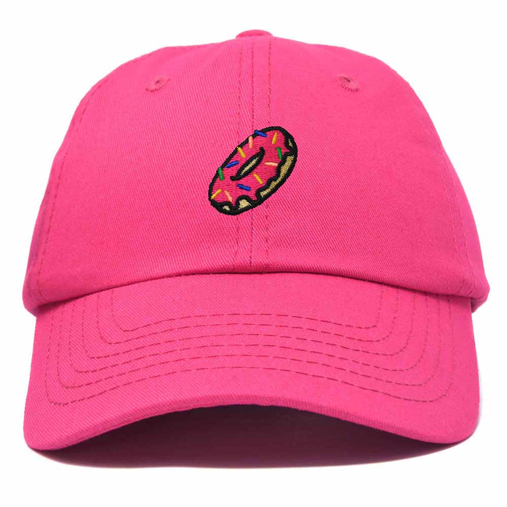 Dalix Donut Embroidered Mens Cotton Dad Hat Baseball Cap