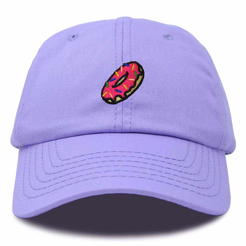 Dalix Donut Embroidered Mens Cotton Dad Hat Baseball Cap