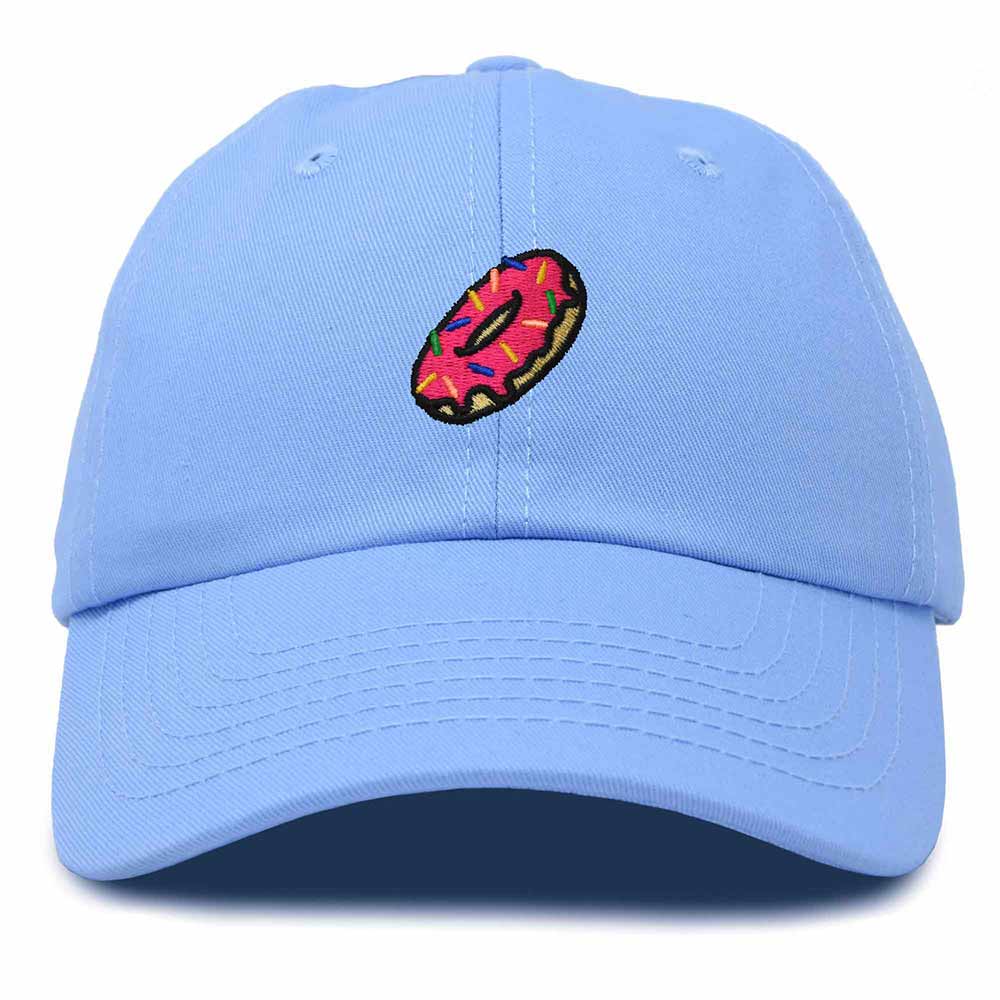 Dalix Donut Embroidered Mens Cotton Dad Hat Baseball Cap