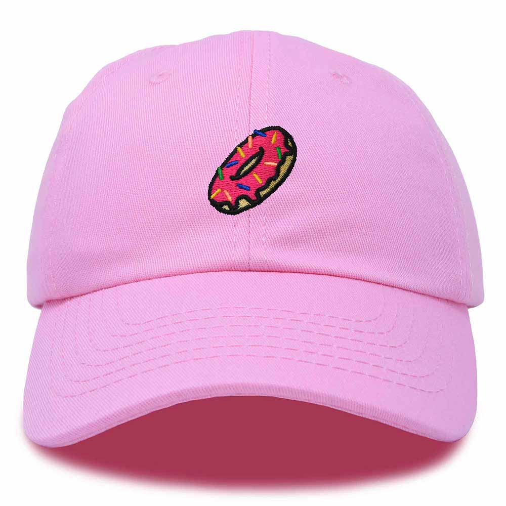 Dalix Donut Embroidered Mens Cotton Dad Hat Baseball Cap