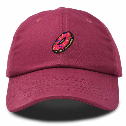 Dalix Donut Embroidered Mens Cotton Dad Hat Baseball Cap