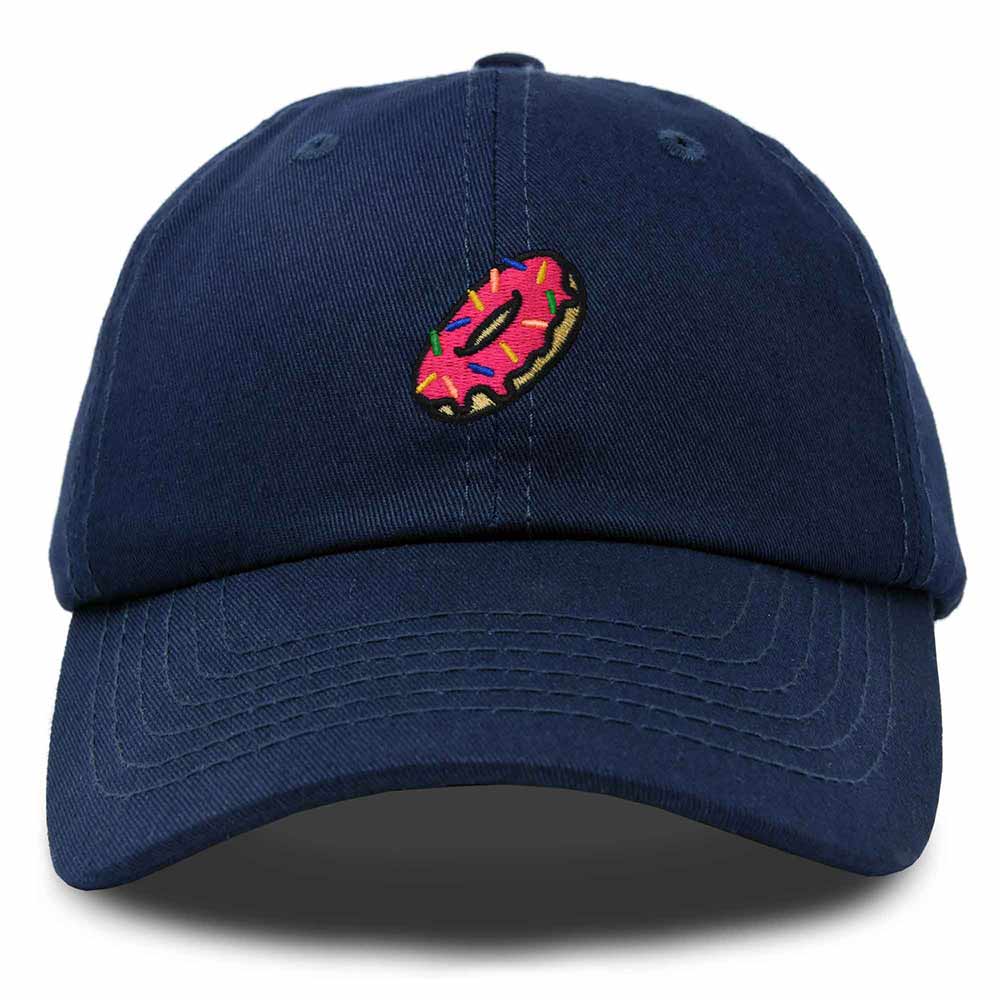 Dalix Donut Embroidered Mens Cotton Dad Hat Baseball Cap