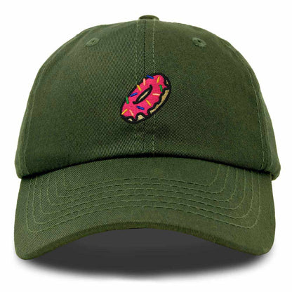 Dalix Donut Embroidered Mens Cotton Dad Hat Baseball Cap