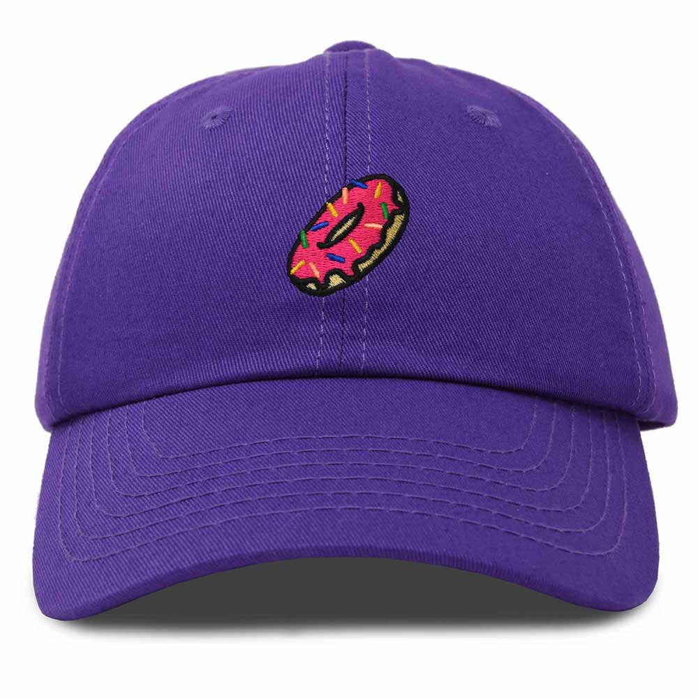 Dalix Donut Embroidered Mens Cotton Dad Hat Baseball Cap