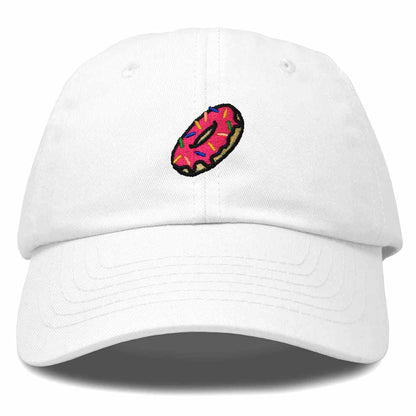 Dalix Donut Embroidered Mens Cotton Dad Hat Baseball Cap