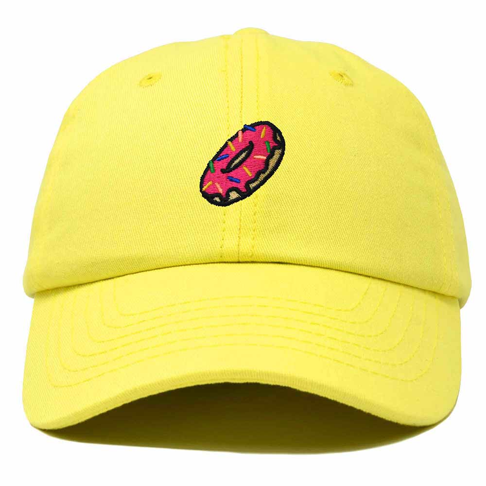 Dalix Donut Embroidered Mens Cotton Dad Hat Baseball Cap