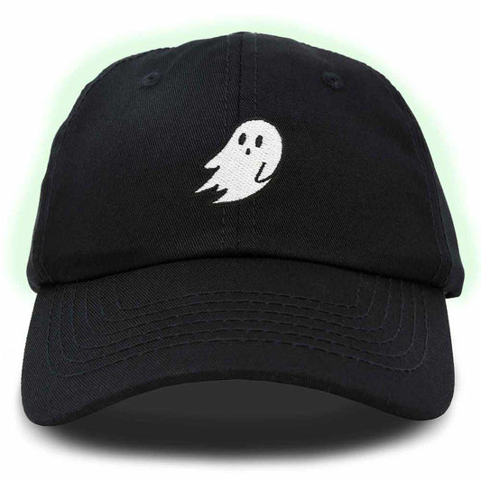 Dalix Ghost Glow in the Dark Embroidered Mens Womens Cotton Dad Hat Baseball Cap Adjustable