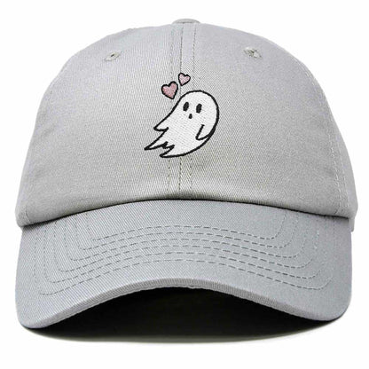 Dalix Heartly Ghost Embroidered Mens Womens Cotton Dad Hat Baseball Cap Adjustable