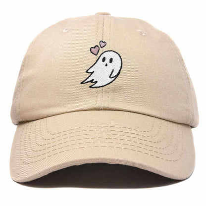 Dalix Heartly Ghost Embroidered Mens Womens Cotton Dad Hat Baseball Cap Adjustable