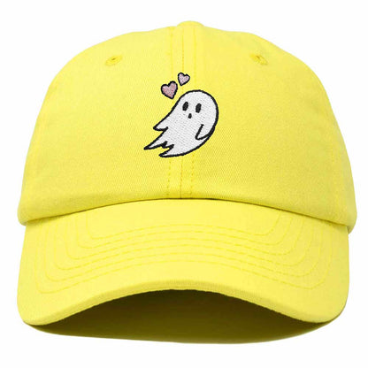 Dalix Heartly Ghost Embroidered Mens Womens Cotton Dad Hat Baseball Cap Adjustable