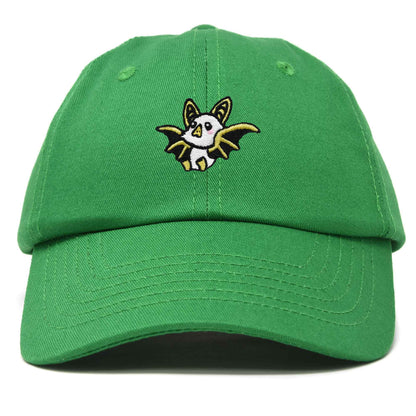 Dalix Honduran Bat Cap Embroidered Dad Baseball Hat Cotton Adjustable Womens in Kelly Green