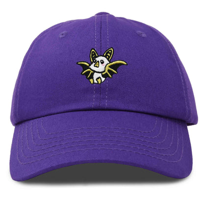 Dalix Honduran Bat Cap Embroidered Dad Baseball Hat Cotton Adjustable Womens in Purple