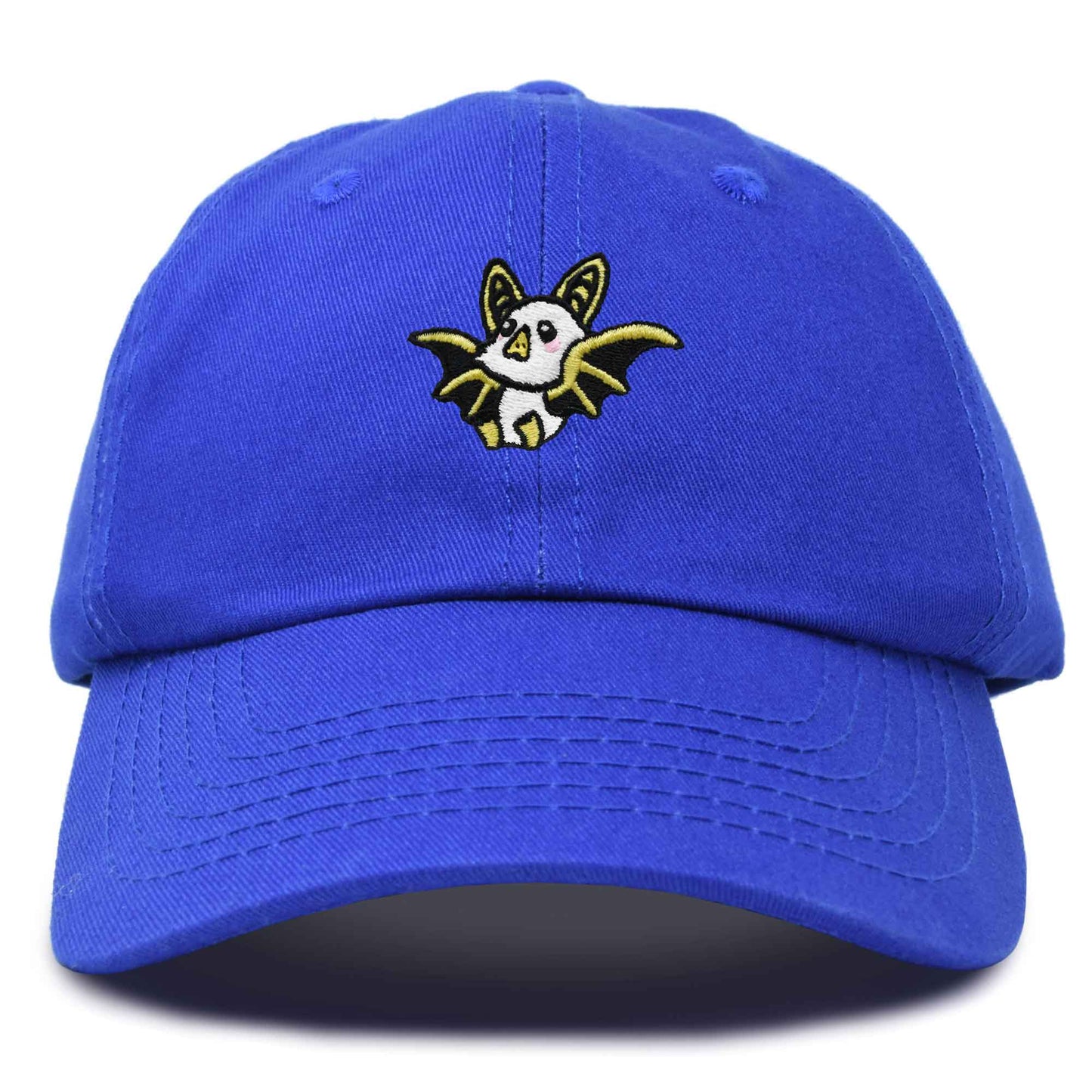 Dalix Honduran Bat Cap Embroidered Dad Baseball Hat Cotton Adjustable Womens in Royal Blue