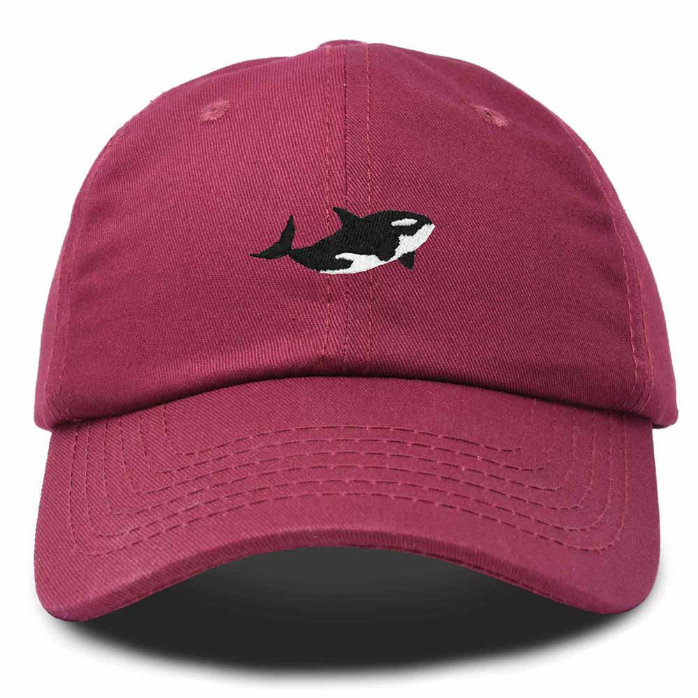 Dalix Orca Cap Aquarium Embroidered Mens Cotton Dad Hat Baseball Hat