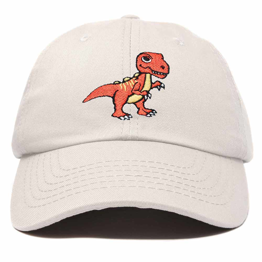 Dalix T-Rex Embroidered Cotton Dad Hat Adjustable Baseball Cap Mens