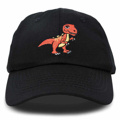 Dalix T-Rex Embroidered Cotton Dad Hat Adjustable Baseball Cap Mens