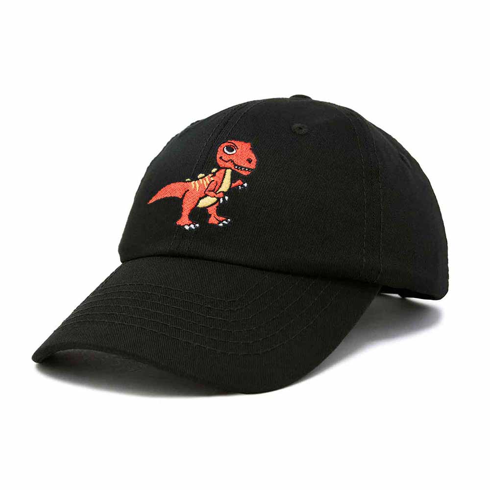 Dalix T-Rex Embroidered Cotton Dad Hat Adjustable Baseball Cap Mens