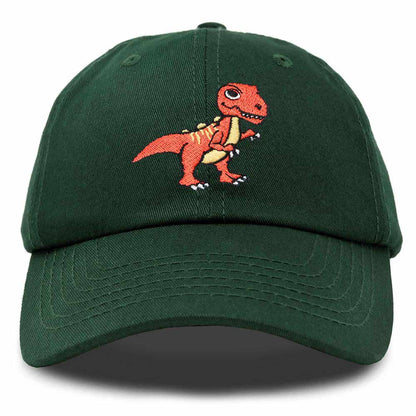 Dalix T-Rex Embroidered Cotton Dad Hat Adjustable Baseball Cap Mens