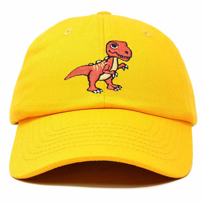 Dalix T-Rex Embroidered Cotton Dad Hat Adjustable Baseball Cap Mens