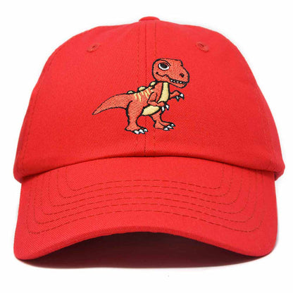 Dalix T-Rex Embroidered Cotton Dad Hat Adjustable Baseball Cap Mens