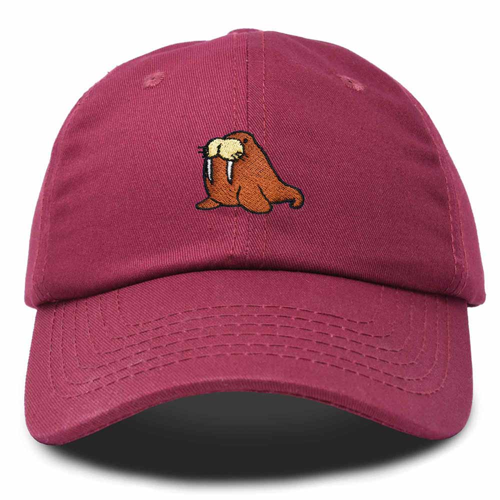 Dalix Walrus Cap Embroidered Mens Cotton Dad Hat Baseball Hat