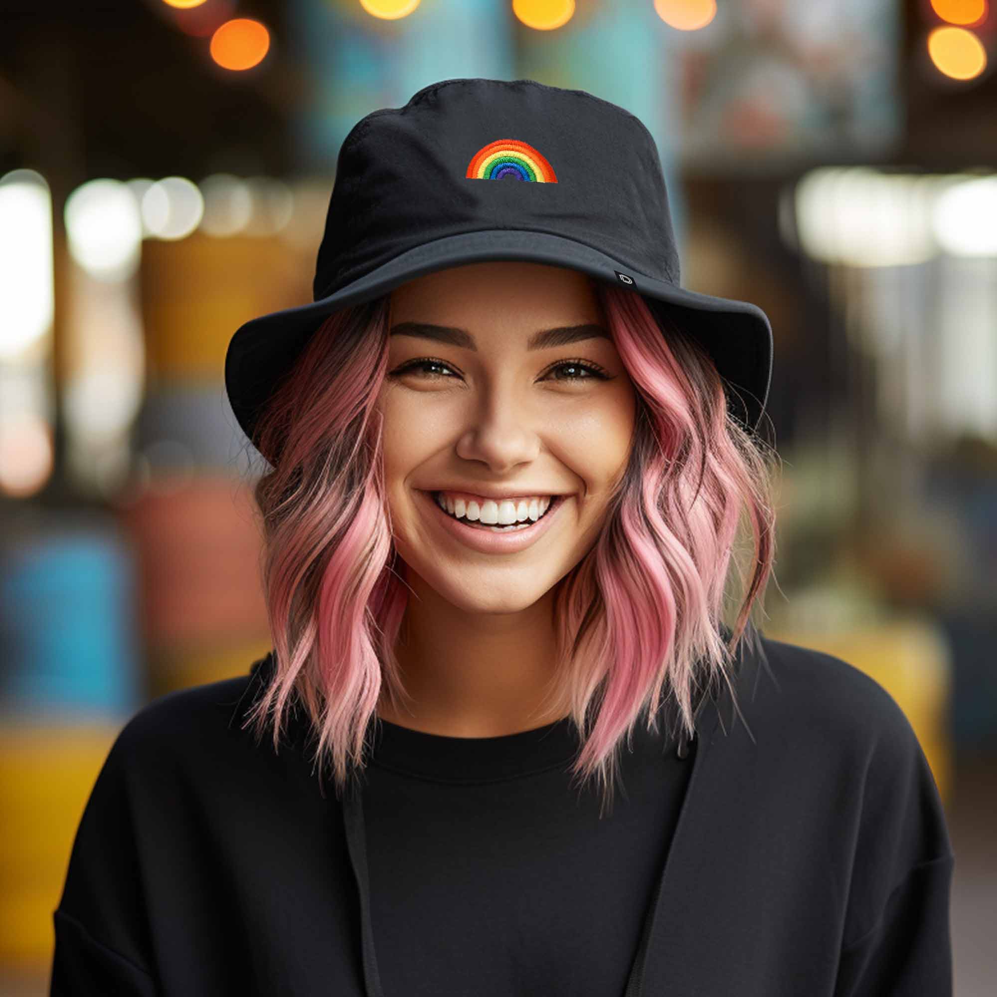 Rainbow best sale bucket hat