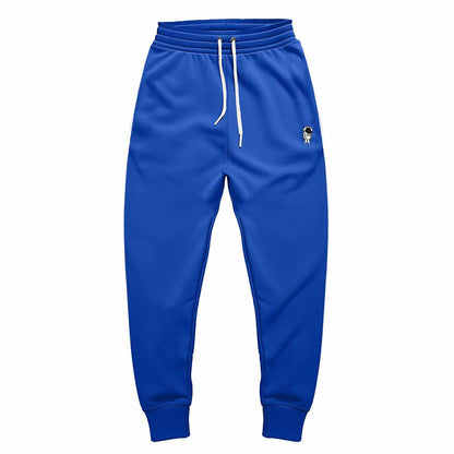 Dalix Astronaut Embroidered Fleece Jogger Cuff Sweatpant Sweats Soft Warm Cute Womens in Royal Blue 2XL XX-Large