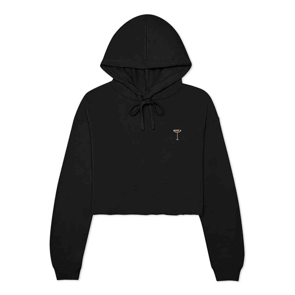 Dalix Espresso Martini Cropped Hoodie