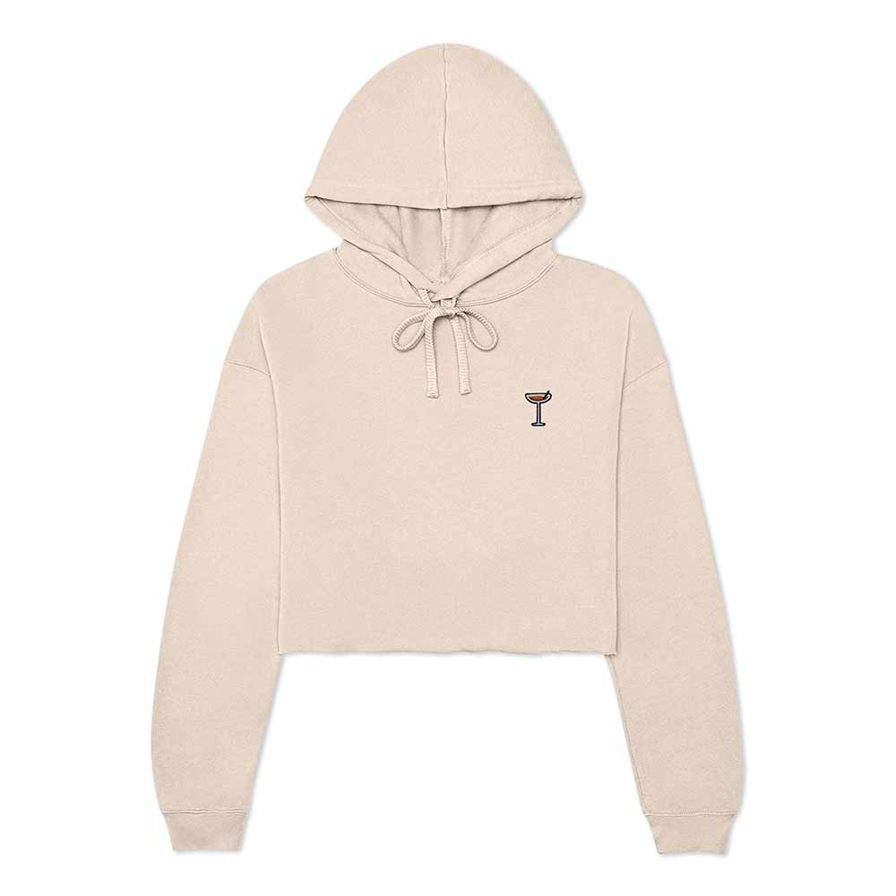 Dalix Espresso Martini Cropped Hoodie