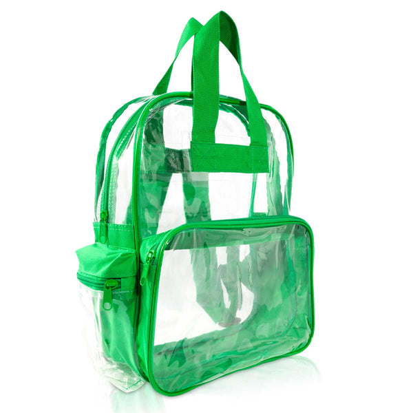 Clear plastic book bag on sale