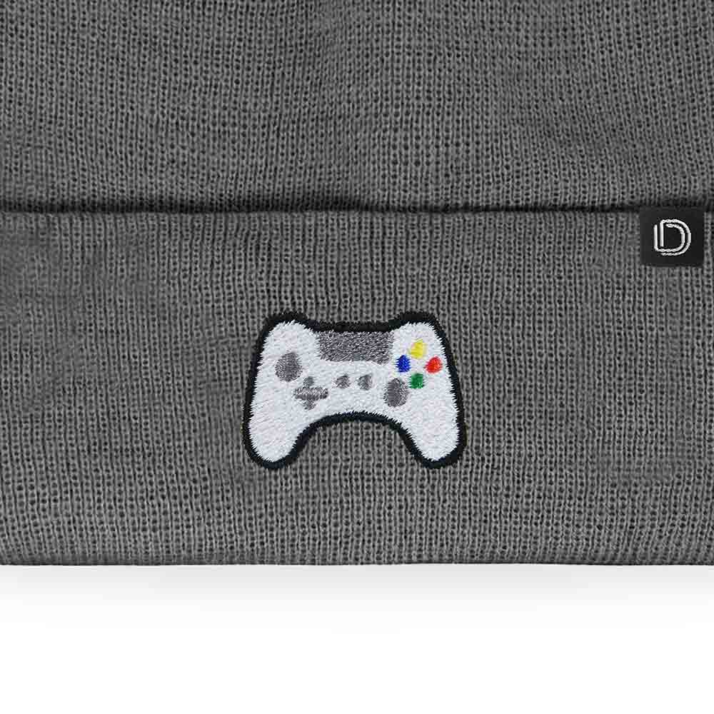 Dalix Game Controller Embroidered Beanie Cap Cotton Baseball Men in Baby Blue