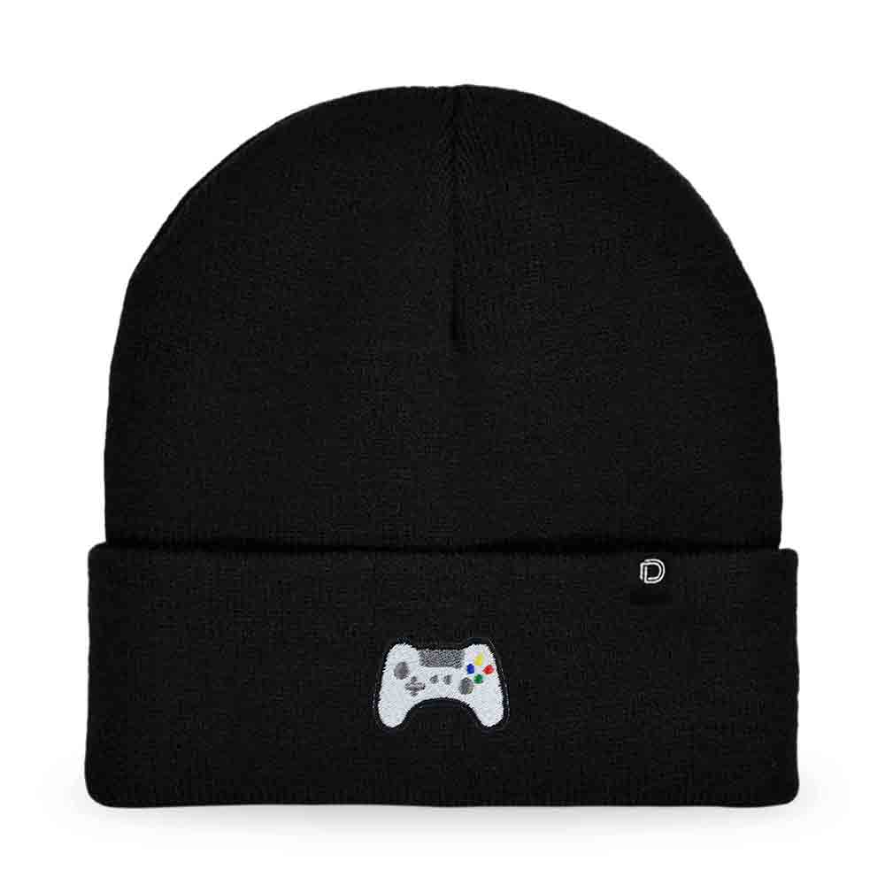 Dalix Game Controller Embroidered Beanie Cap Cotton Baseball Men in Periwinkle