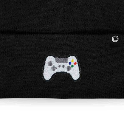 Dalix Game Controller Embroidered Beanie Cap Cotton Baseball Men in Pink