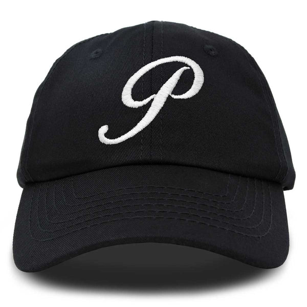 Dalix Initial Letter P Hat Purple