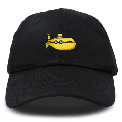 Dalix Submarine Hat Embroidered Cap in Beige
