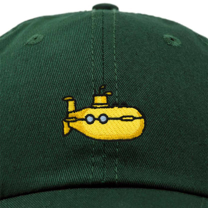 Dalix Submarine Hat Embroidered Cap in Navy Blue