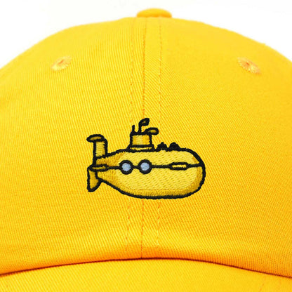 Dalix Submarine Hat Embroidered Cap in Teal